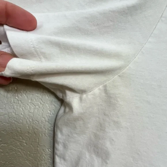 Versace Collection White T-Shirt Metallic Gold Logo - Picture 6 of 7